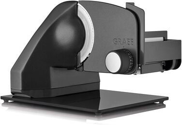 Подрібнювач GRAEF Allesschneider CLASSIC C95, сірий, з набором PRO, кут нахилу 30°, 170 Вт, ніж Wellenschliff Ø 170 мм