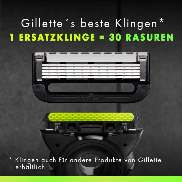 Чоловіча бритва Gillette Labs, металевий станок для вологого гоління, сірий (бритва + 1 лезо)