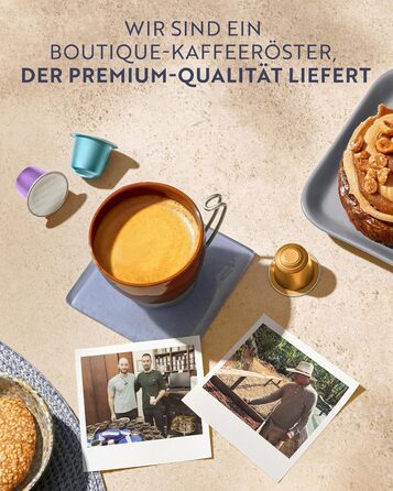 Капсули кави ROSSO CAFFÈ Nespresso, 60 шт., 6 сортів преміум еспресо, сумісність з Nespresso, капсули з алюмінію