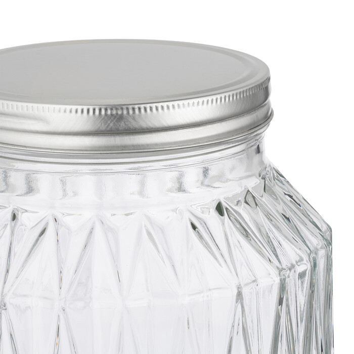 Relaxdays 5-Liter Beverage Dispenser with Diamond Pattern
