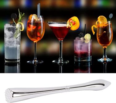 Tyenaza Ice Pick, 8.5 inches in length, stainless steel ice breaker, ice pick with wooden handle, THREE tines, for kitchen tool, bar, restaurant (10.2in)