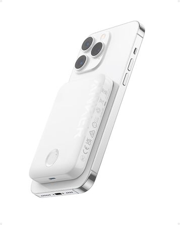 Anker PowerCore Magnetic 5K: Бездротова батарея 5000mAh для iPhone 17/16/15/14/13/12