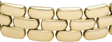 Чоловічий браслет Fossil з нержавіючої сталі або шкіри з надійним застібкою-годинниковою. Срібний та чорний (бежево-золотий)