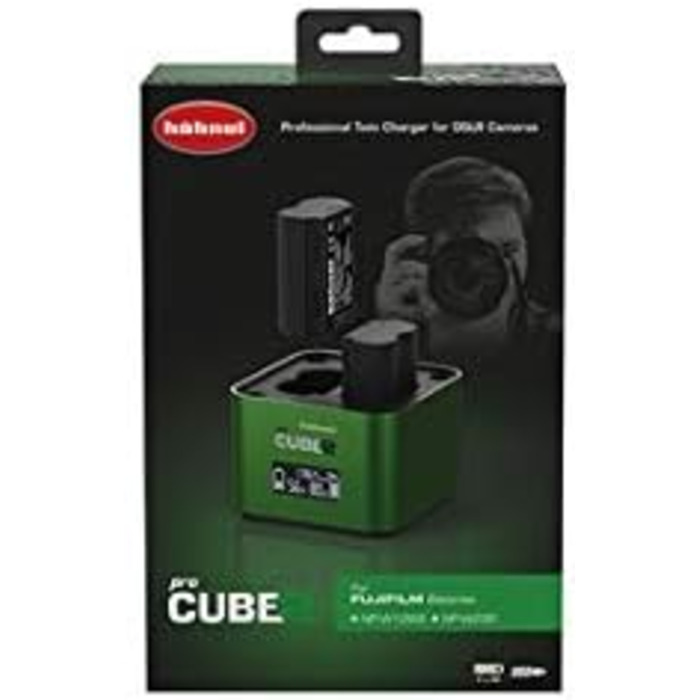 Зарядний пристрій Hähnel ProCube 2 для камер Fujifilm - зарядка NP-W126S, NP-W235 з USB та AA-слотами - EU/UK/USA