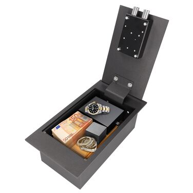 Вбудований сейф для підлоги з ключовим замком Tresor – сейф для підлоги, 4L, 13x39x21 см