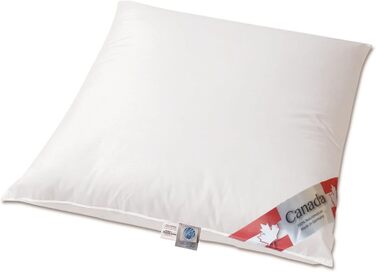 Подушка Schäfer Canada Dreams з канадським пухом 90%, 80x80 см, клас 1, ексклюзивна