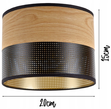 Стильна настільна нічна лампа з абажуром, сучасний лофт, LED