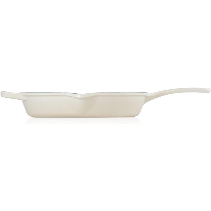 Le Creuset Signature висока сковорода-сервірувальниця з чавуну, універсальна для всіх плит і духовок, 26 см, 2 л, колір Meringue