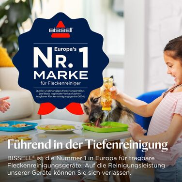 BISSELL Little Green: портативний мийний пилосос для килимів та м'яких меблів. Ефективне видалення плям та бруду. Потужний 340W мотор, модель 4098N