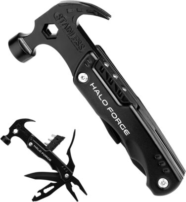 Багатофункціональний молоток 14-в-1 з нержавіючої сталі, інструмент для DIY, кемпінгу та трекінгу