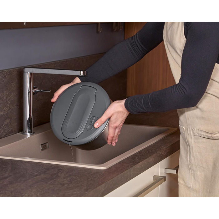 Салатниця-швидкосушка Zyliss Swift Dry 6L з нержавіючої сталі, BPA-free, AquaVent™ технологія, антиковзаюче дно, для миття в посудомийній машині