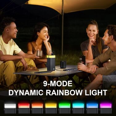 Powerbank 60000mAh 22,5W PD з USB-C, чорний: зовнішній акумулятор з 5 виходами та 2 входами, сумісний з iPhone, iPad, Samsung