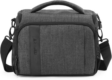Сумка для камери Bagsmart: DSLR, SLR, System Camera, Об'єктиви та Аксесуари (Сіра)