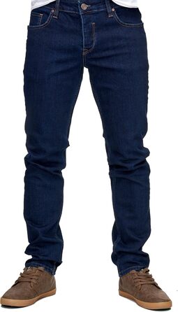 Чоловічі джинси Reslad Slim Fit, темно-сині, еластичний денім, розмір 36W/32L