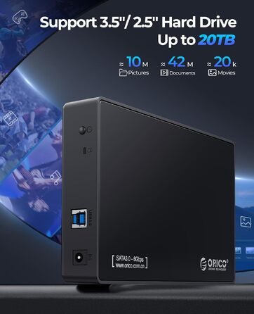 Зовнішній корпус для HDD/SSD ORICO 3.5