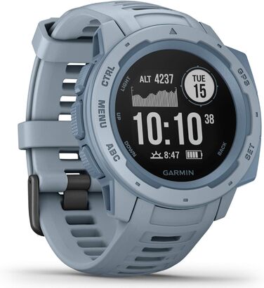 Garmin Instinct - водонепроникні GPS-годинники зі спортивними та фітнес-функціями, до 14 днів роботи від акумулятора. Вимірювання частоти серцевих скорочень на зап'ясті, фітнес-трекер [Відновлені]