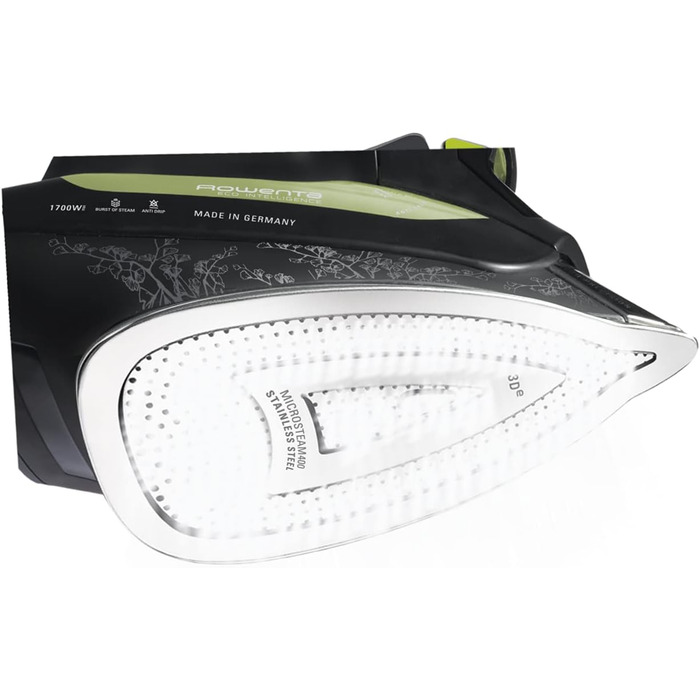 Rowenta DW6030 Eco Intelligence Steam Iron | 2500W | 180g Steam Boost | Steam Iron with Automatic Shut-off | Anti-Scale Setting Single