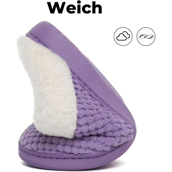 Тапочки зимові Mishansha для чоловіків та жінок, з підкладкою, теплі, з пам'яті ефекту, з плюшу, білі