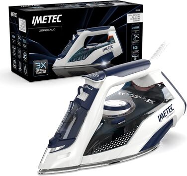 Праска з парою Imetec Activation з керамічно-турмаліновою підошвою, 200 г/хв, ZeroCalc, 2400 Вт
