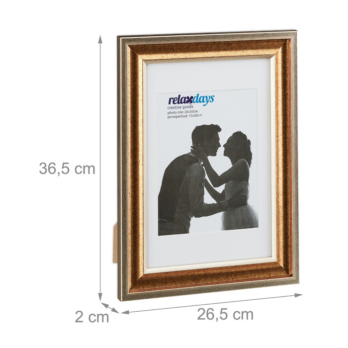 Relaxdays 20x30 cm Picture Frames, 2-Pack