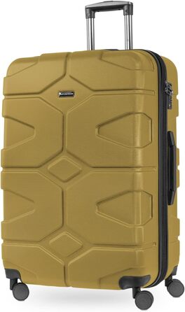 Чемодан X-Kölln 2в1 (S & L) з TSA замком, 76 см, матовий (Золото Осені)