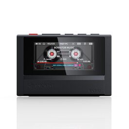 FiiO Echo Retro Hi-Res ЦАП-плеєр для аудіо, Bluetooth, 4.4 мм, Кольоровий екран, Портативний DAP (Чорний)