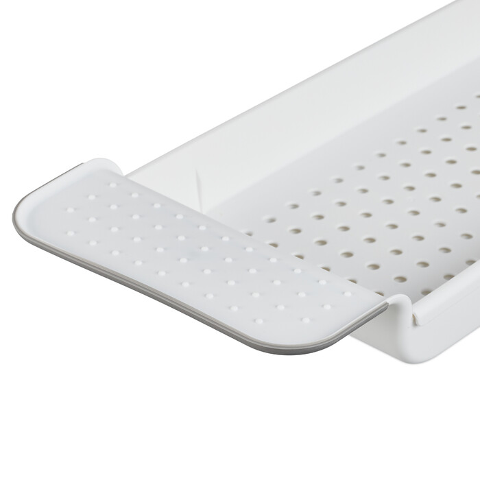 Relaxdays Extendable Bathtub Shelf