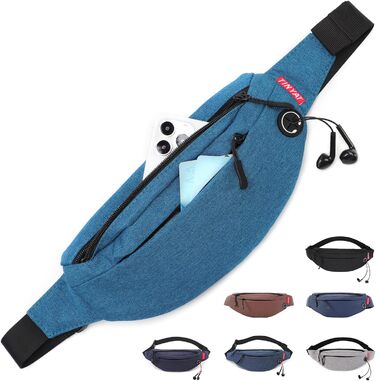 Поясна сумка TINYAT для туризму та спорту сірого кольору, T201 (зелений/2003)