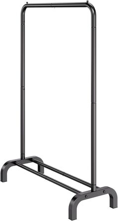 Стійка для одягу VEVOR - чорна, 400 x 1010 x 1510 мм. Підходить для спальні, ванної, гардеробу та прихожої. Міцна та універсальна