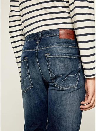 Джинси чоловічі Pepe Jeans Kingston Zip, сині (Denim-z45), 32W/32L