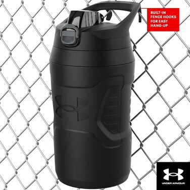 Пляшка спортивна термос Under Armour з ручкою, 907.2 г, чорна - для бейсболу, футболу та інших видів спорту, герметична