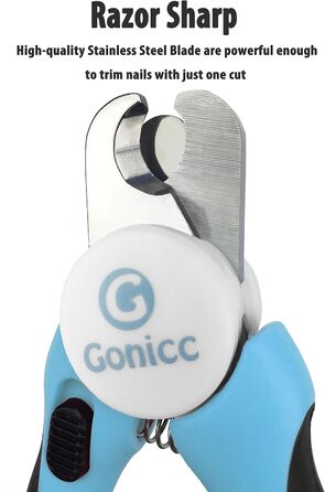 Ножиці для обрізання кігтів собак та котів Gonicc Profi - професійні ножиці з нержавіючої сталі для середніх та маленьких тварин