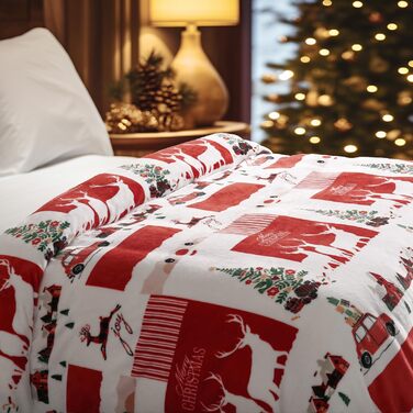 PHF Плед з флісу 150x200 см - м'який, теплий, екологічний плед для дивану, ліжка, софи, ковдра, теплий плед PHF