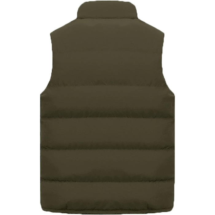 Чоловіча степкова жилетка для активного відпочинку - легка зимова жилетка з капюшоном, без рукавів, для бігу, гольфу, хайкінгу та їзди на конях (оливковий, M)