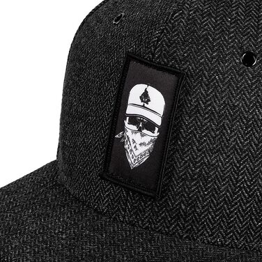 Кепка Nebelkind Snapback: унісекс, трендовий стиль, оливковий (сірий)