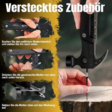 Мультитул 16 в 1 для чоловіків: подарунок на День батька, на ювілей, для кемпінгу