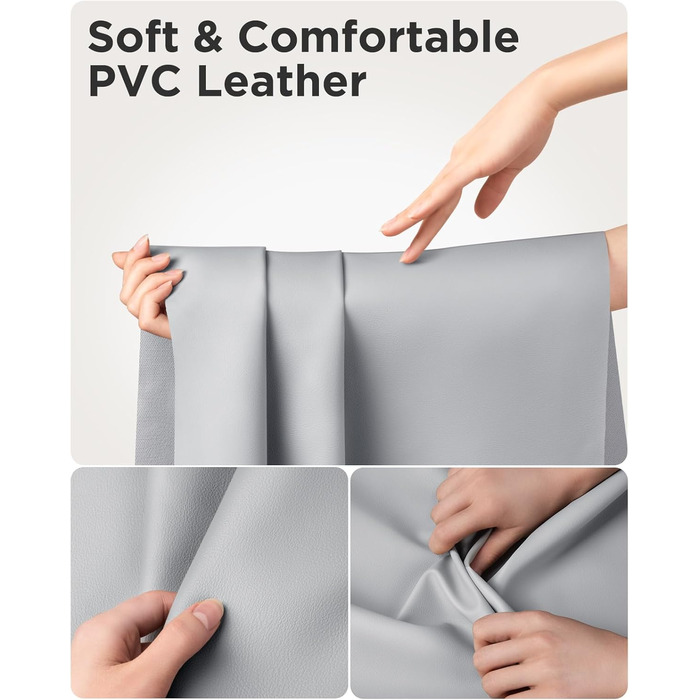 Столик для ноутбука в ліжко SAIJI - сірий, 23.6 x 13 дюймів. Зручний столик для їжі та роботи в ліжку з антиковзким покриттям