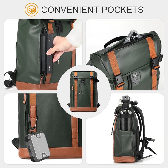 Рюкзак для камери Tarion: водонепроникний, з відділенням для 14