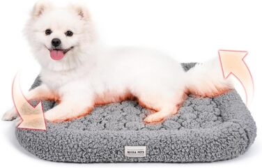 Самогріюча котяча деки Mora Pets: тепла, м'яка, 52x58 см, сіра. Самогріюча деки для котів та собак.