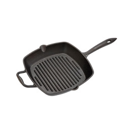 Чавунна сковорода-гриль Nabro квадратна 28 см з ручкою