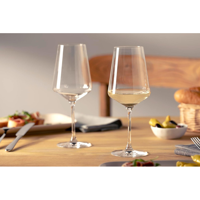 Набір склянок для білого вина LEONARDO HOME PUCCINI (6 шт.) • Склянки з нержавіючої сталі, 560 мл • Можна мити в посудомийній машині, довговічні • Елегантні склянки для білого вина • Сучасний дизайн • Склянка для білого вина Puccini • 069553