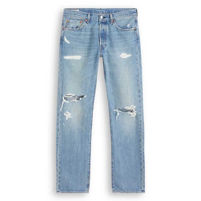 Джинси Levi's 501 Original Fit чоловічі, класичний крій, синій денім