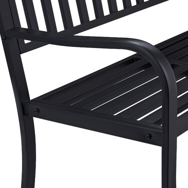 Relaxdays Garden Bench with Folding Table