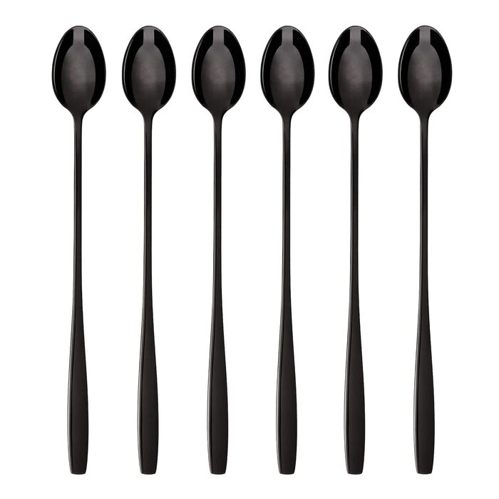 Набір ложок для лате макіато GRÄWE Königstein (Чорний), нержавіюча сталь, 6 шт.