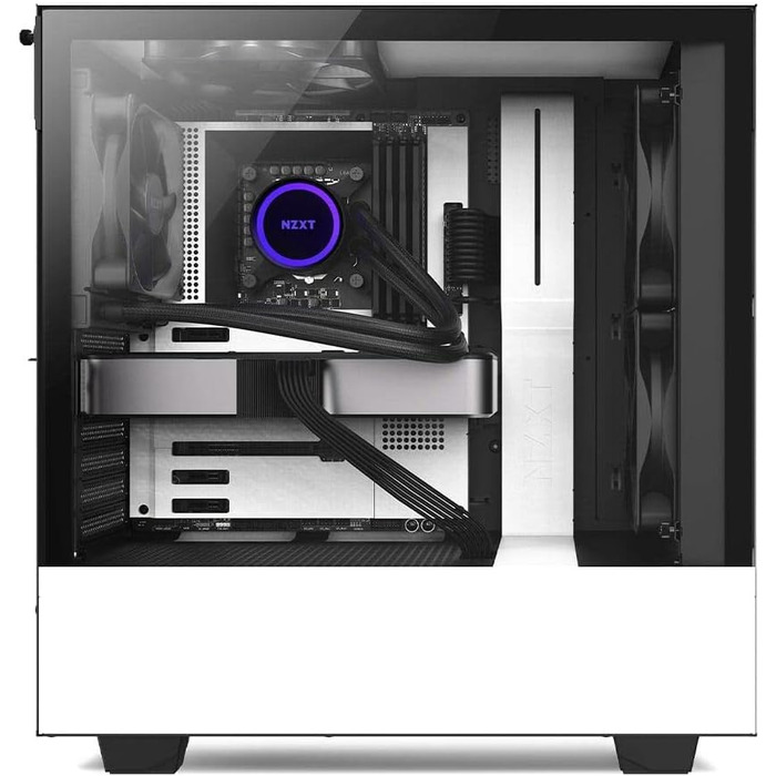 NZXT Kraken: Рідинне охолодження CPU AIO з LCD-дисплеєм та RGB підсвічуванням (120 мм, чорний)
