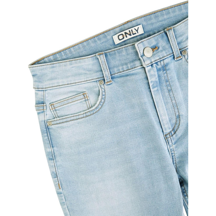 Джинси жіночі Only широкі штанини, Bootcut, середньої посадки, еластичні, блакитний денім (S-XXL, 30-32L)