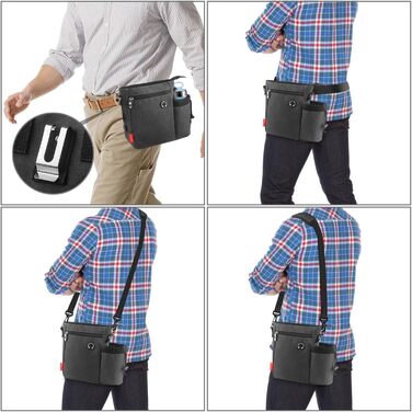 Сумка для собак Leckerlibeutels з пляшкою для води, контейнером для ласощів та відсіком для відходів