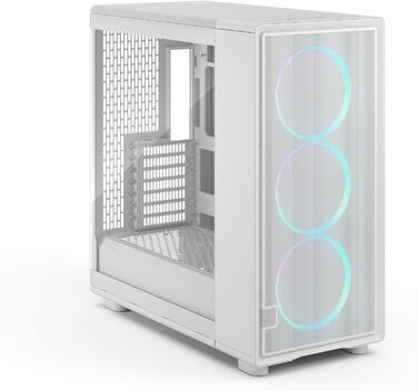 Корпус для ПК Fractal Design Epoch XL White - з прозорою бічною панеллю з загартованого скла, Mesh-панель, 3 вентилятори Momentum 12, підтримка ATX/mATX/ITX