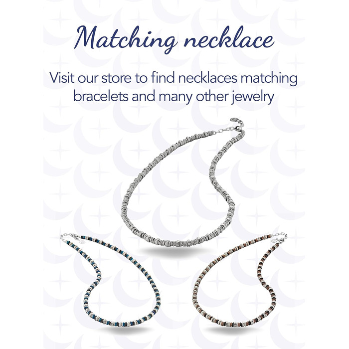 Чоловічий браслет на руці з нержавіючої сталі з шайбами та болтами, регульована довжина 18-21 см з подарунковою коробкою (сріблястий)