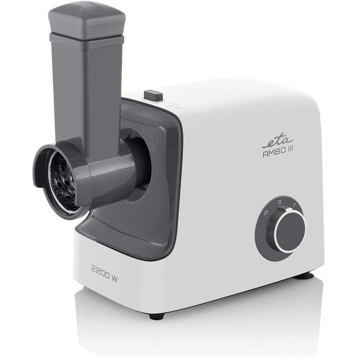 М'ясорубка електрична Ambo 3I 2200 Вт: подрібнення м'яса, приготування ковбас, нарізка овочів, насадка для кеббе